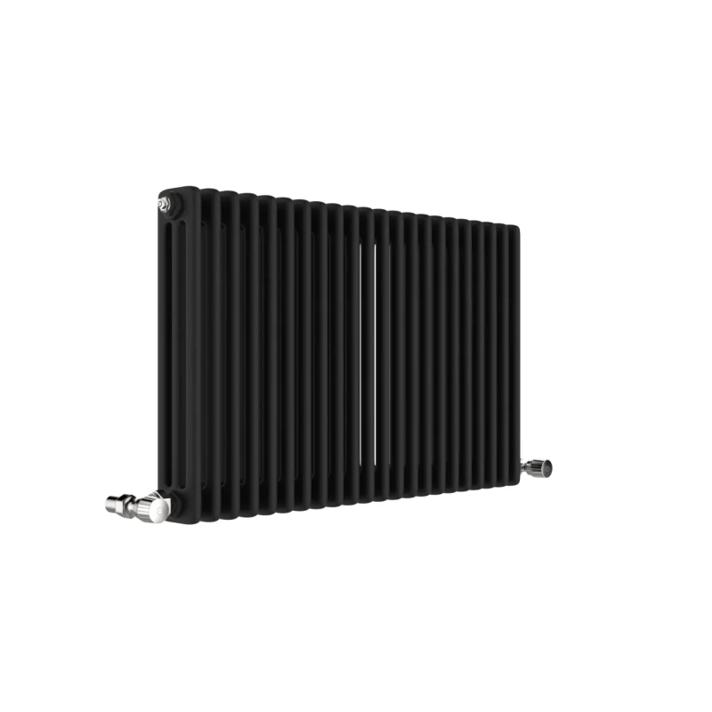 Vintage Black Horizontal Column Radiator 600x999 5