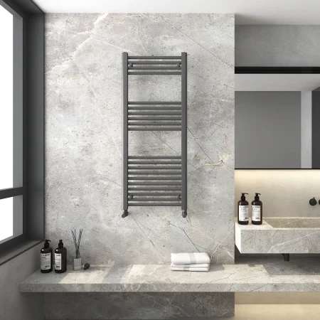 Detroit Anthracite Designer Towel Radiator