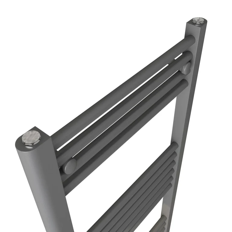 Detroit Anthracite Grey Designer Towel Radiator close up