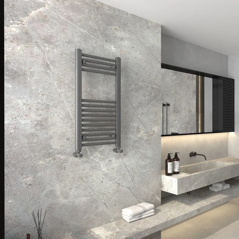 Detroit Anthracite Grey Designer Towel Radiator 350x800 (2)