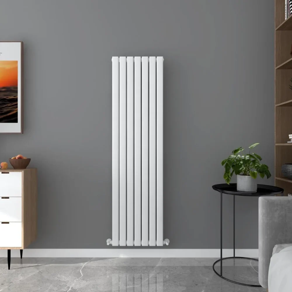 1780x560 Milan White Vertical Designer Radiator 1