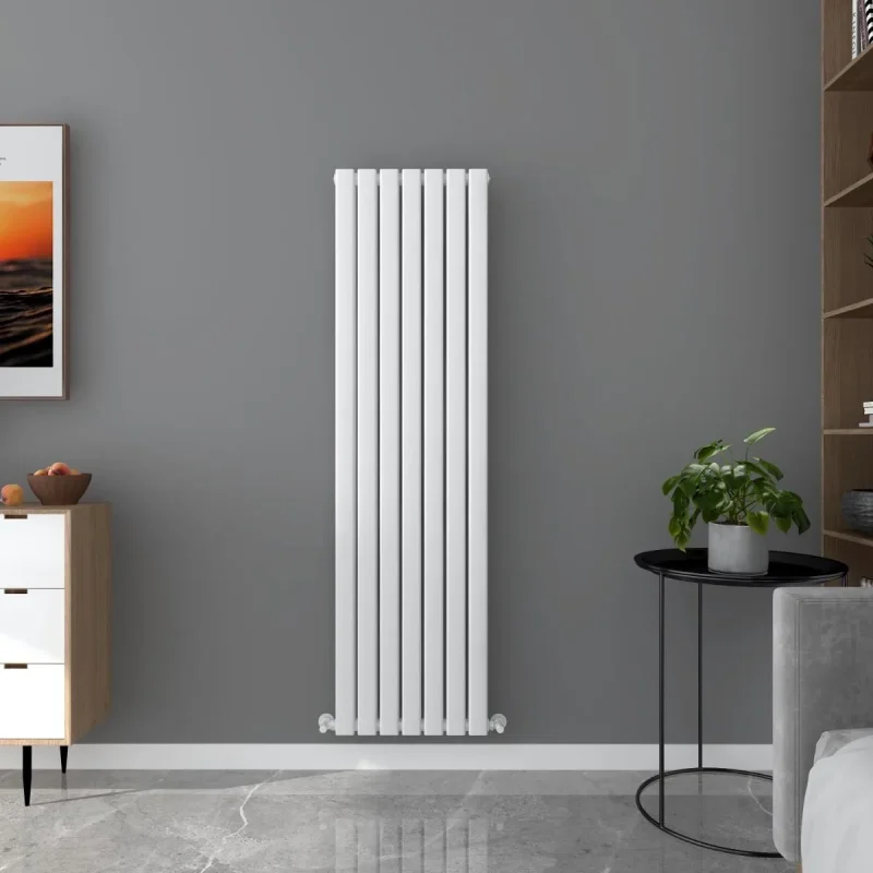 1780x560 Milan White Vertical Designer Radiator 1