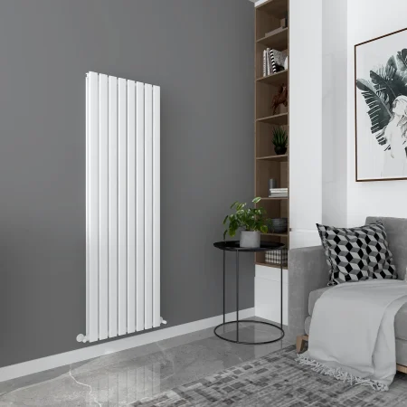 Milan White Vertical Designer Radiator