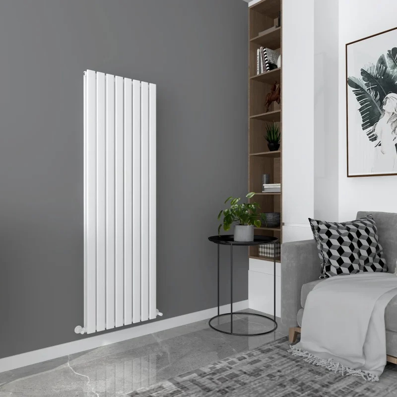 Milan White Vertical Designer Radiator