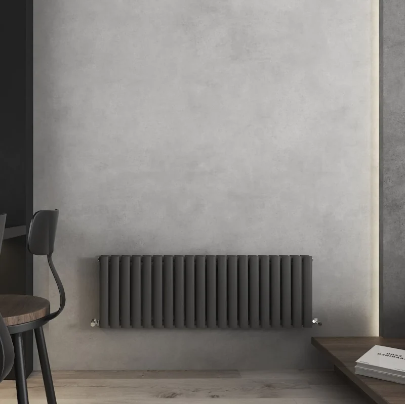 400x1200 Nirvana Anthracite Horizontal Designer Radiator