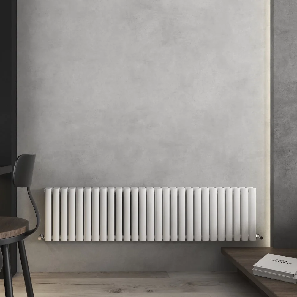 400x1620 Nirvana White Horizontal Designer Radiator