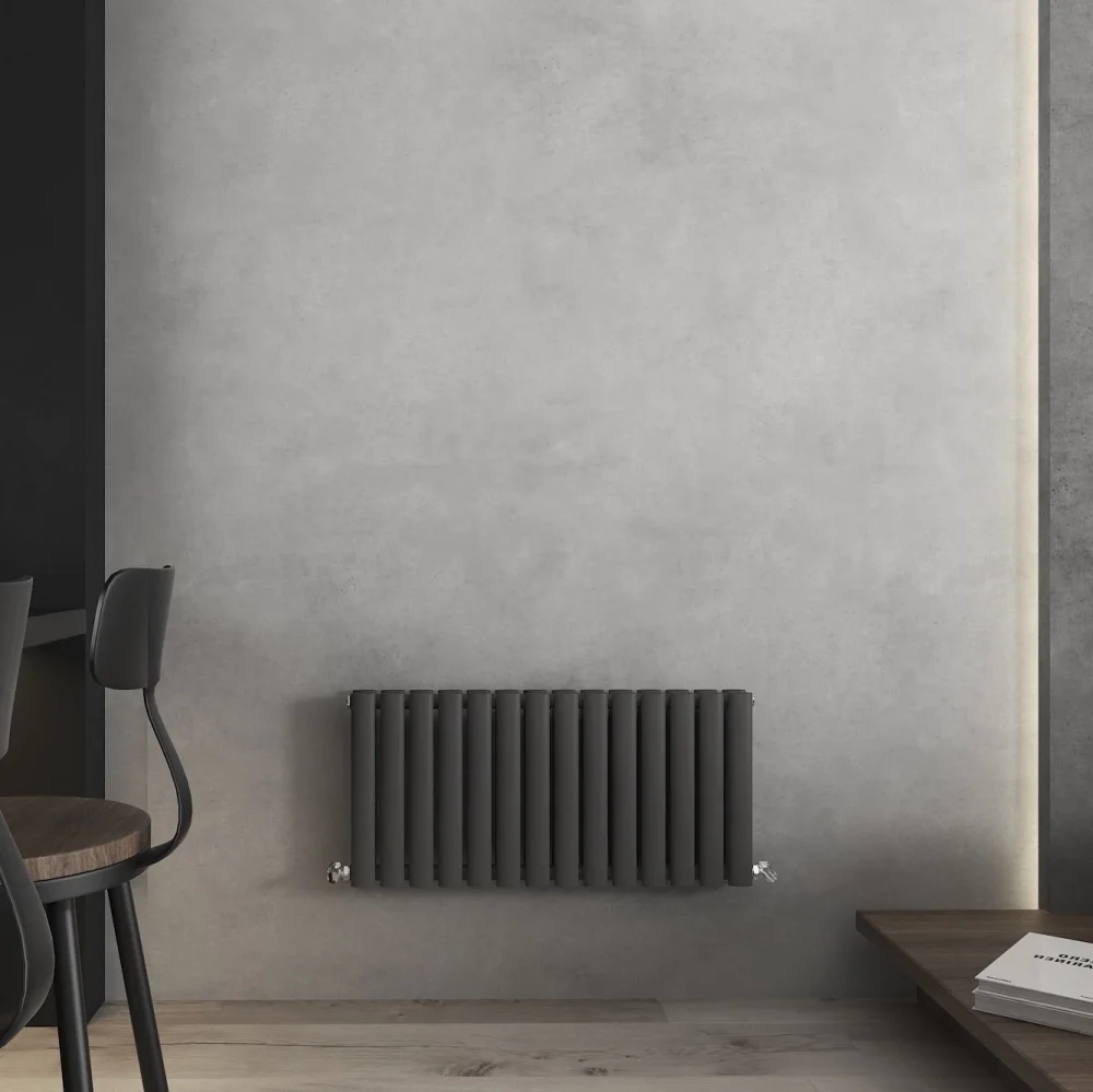 400x840 Nirvana Anthracite Horizontal Designer Radiator