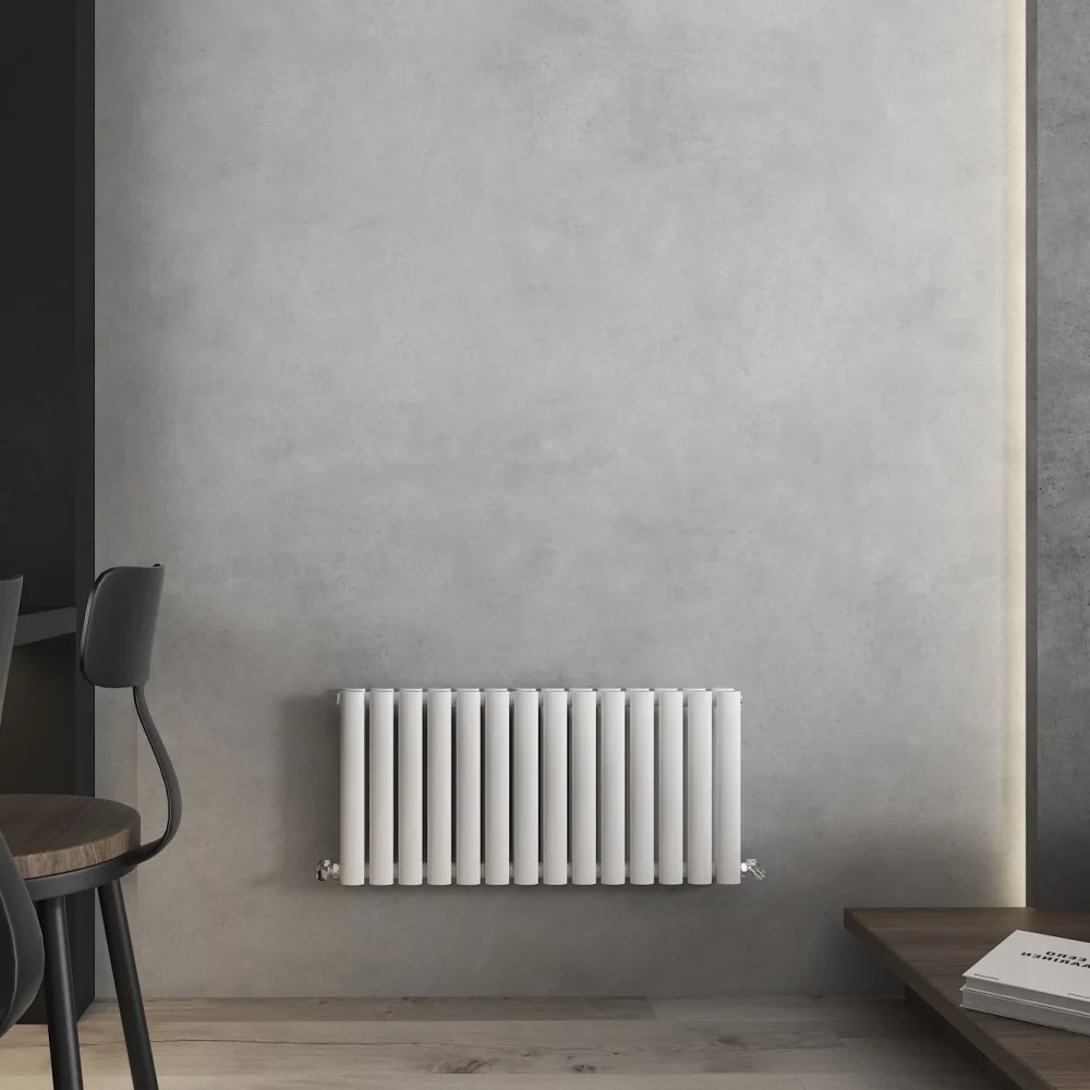 400x840 Nirvana White Horizontal Designer Radiator