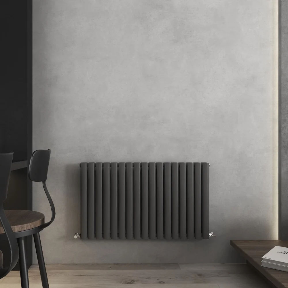 600x1020 Nirvana Anthracite Horizontal Designer Radiator