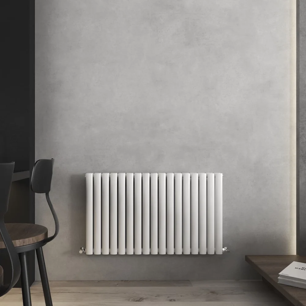 600x1020 Nirvana White Horizontal Designer Radiator