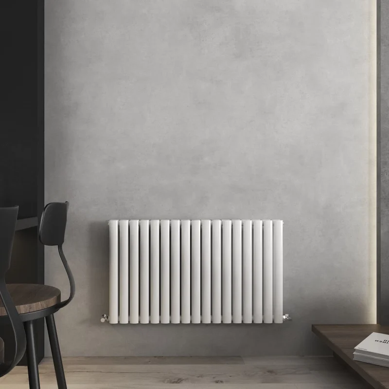 600x1020 Nirvana White Horizontal Designer Radiator