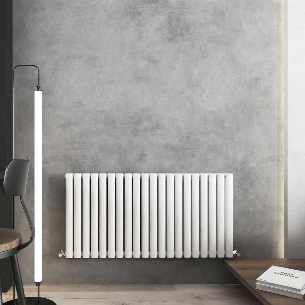 600x1200 Nirvana White Horizontal Designer Radiator