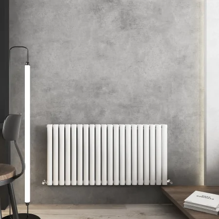 600x1200 Nirvana White Horizontal Designer Radiator