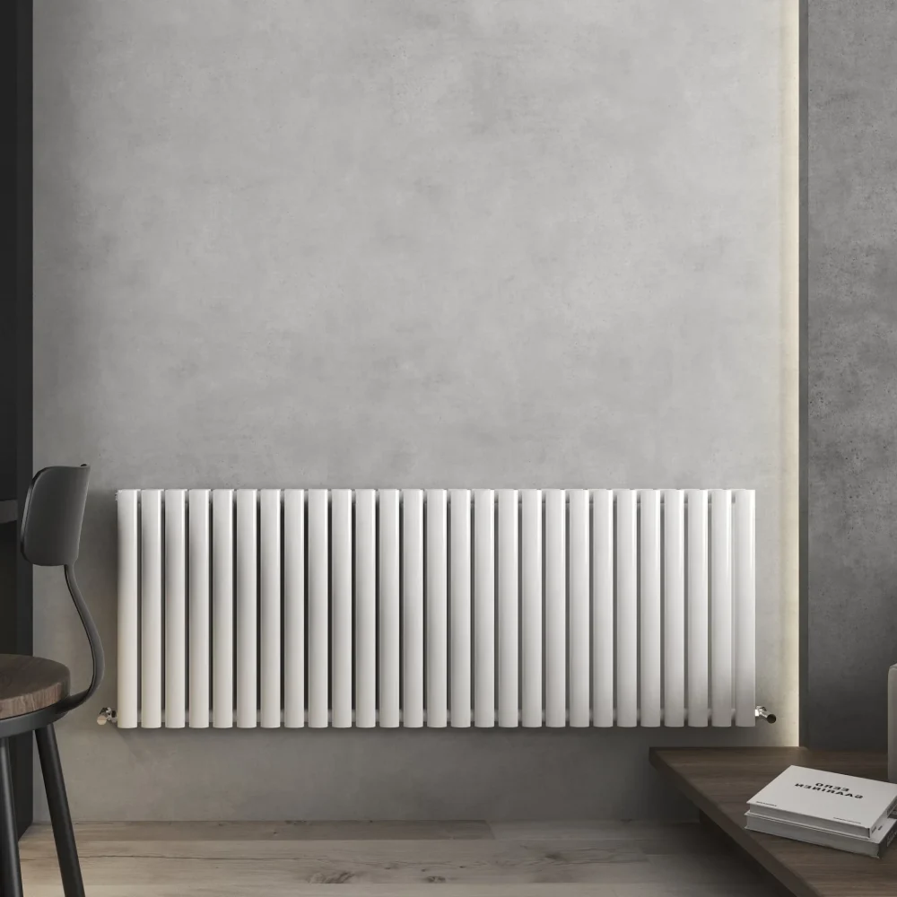 600x1620 Nirvana White Horizontal Designer Radiator