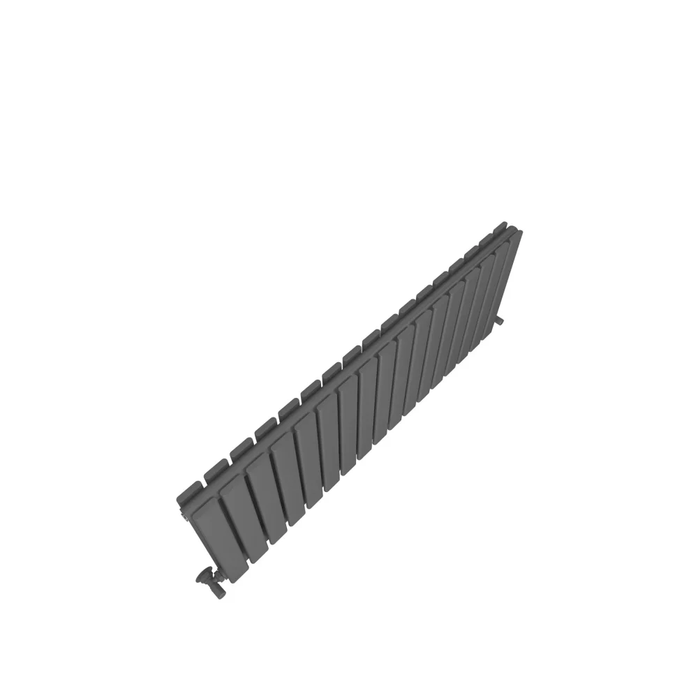 Milan Anthracite Horizontal Designer Radiator 450x1190 6