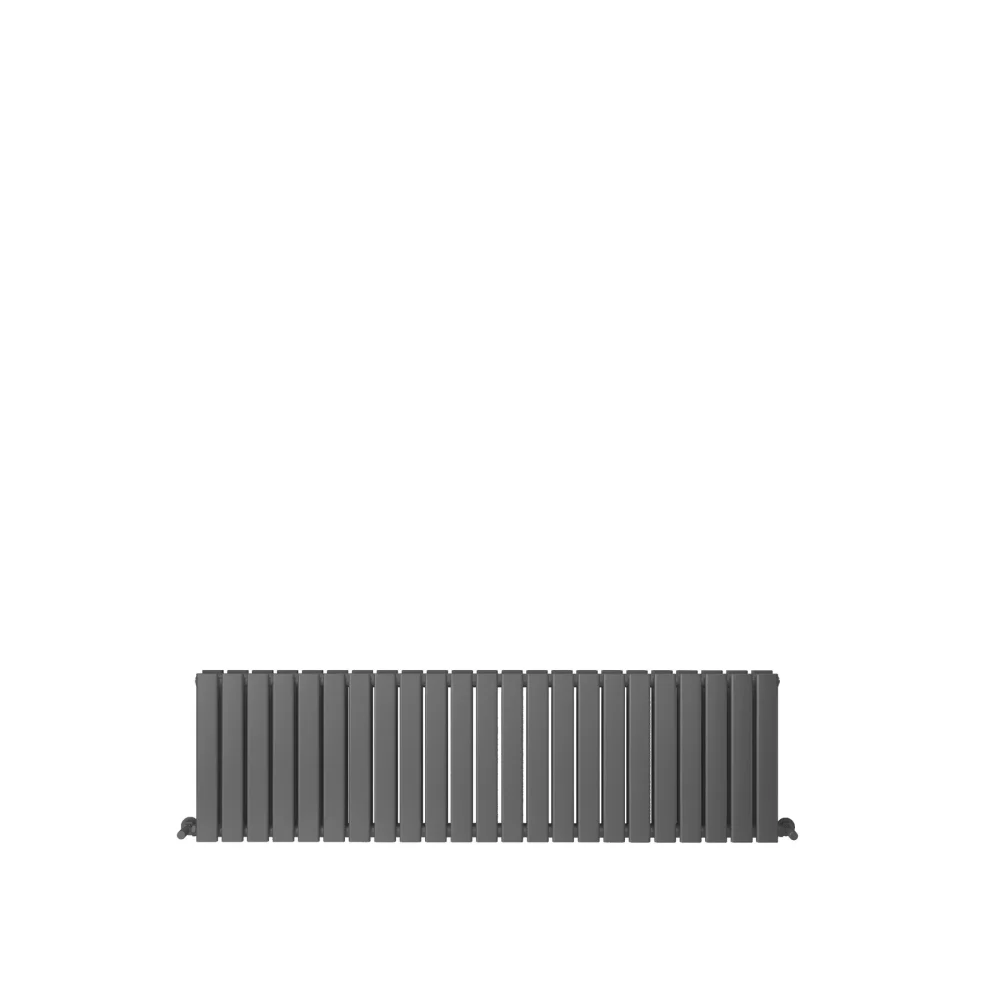 Milan Anthracite Horizontal Designer Radiator 450x1610 4
