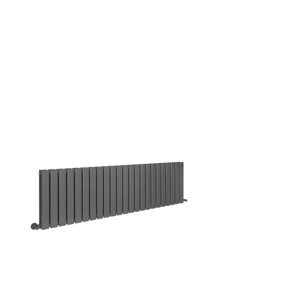 Milan Anthracite Horizontal Designer Radiator 450x1610 5