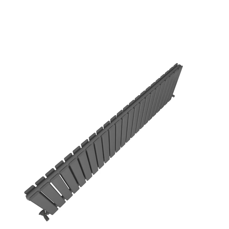 Milan Anthracite Horizontal Designer Radiator 450x1610 6