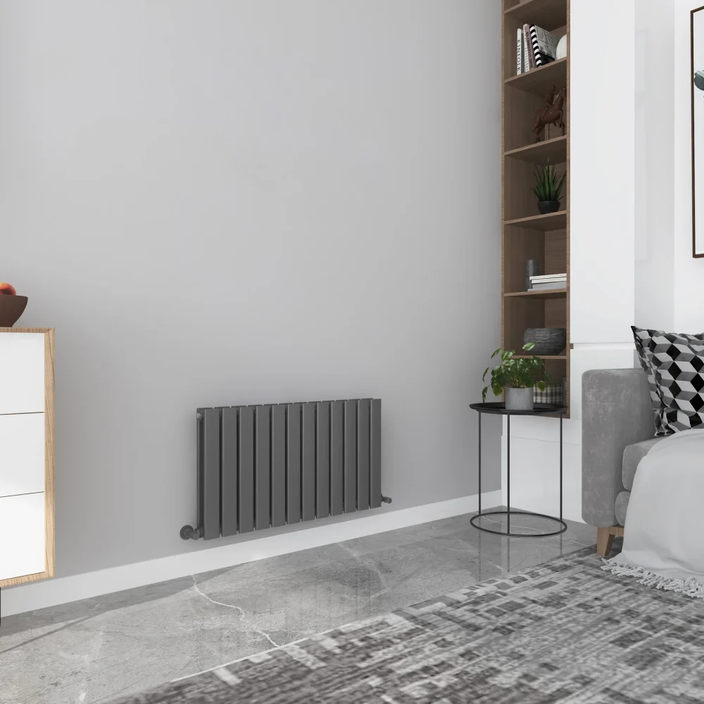 Milan Anthracite Horizontal Designer Radiator 450x840 2