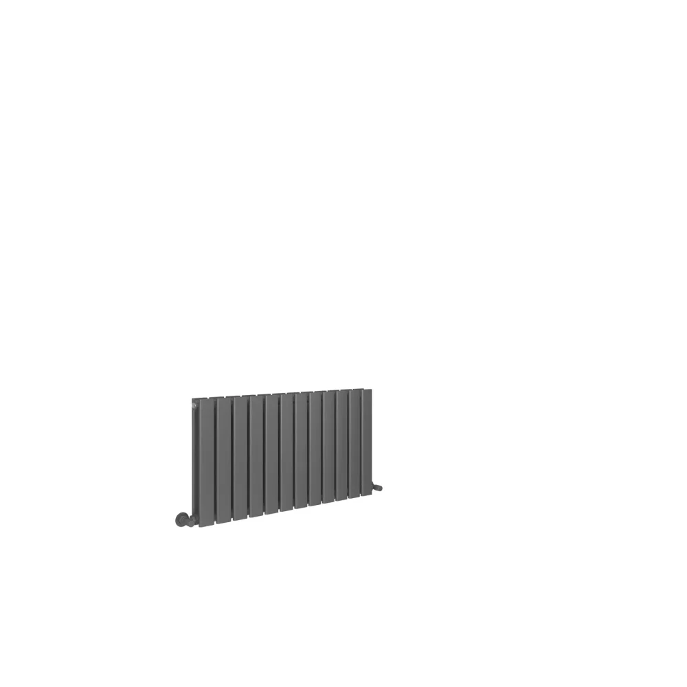 Milan Anthracite Horizontal Designer Radiator 450x840 5