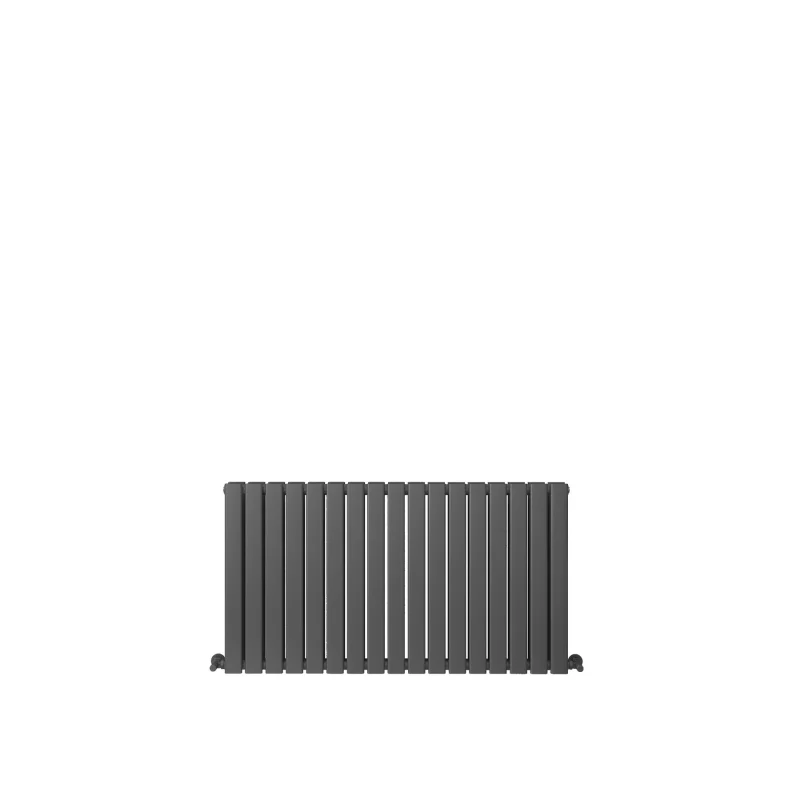 Milan Anthracite Horizontal Designer Radiator 635x1190 4