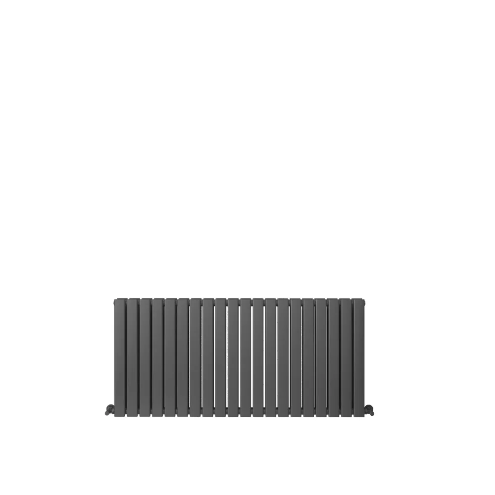 Milan Anthracite Horizontal Designer Radiator 635x1400 4