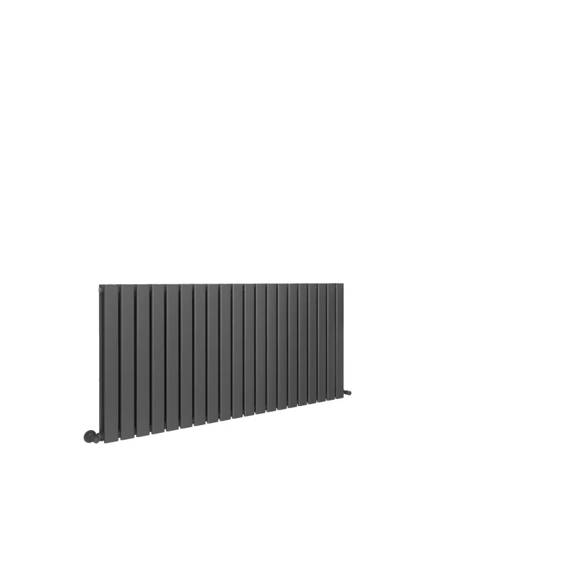 Milan Anthracite Horizontal Designer Radiator 635x1400 5