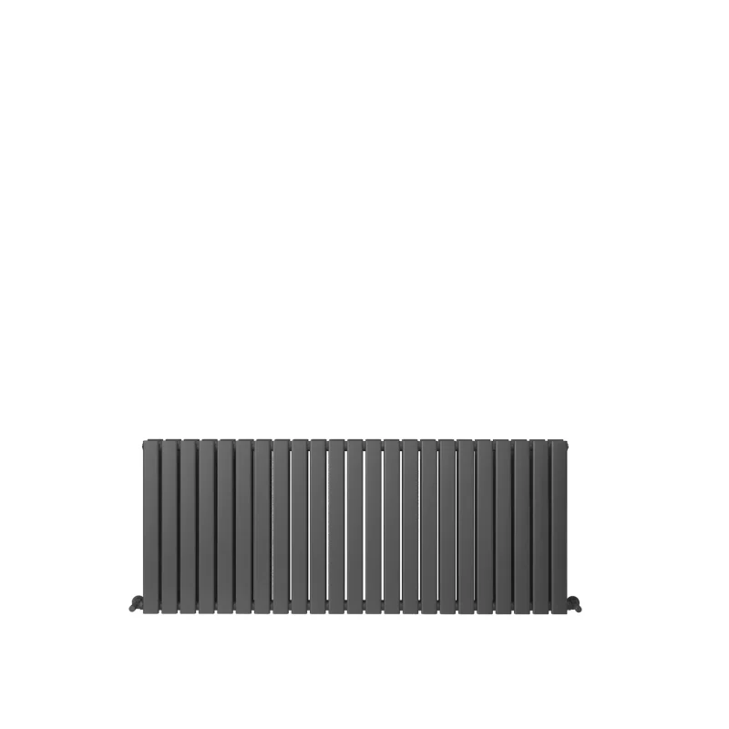 Milan Anthracite Horizontal Designer Radiator 635x1610 4