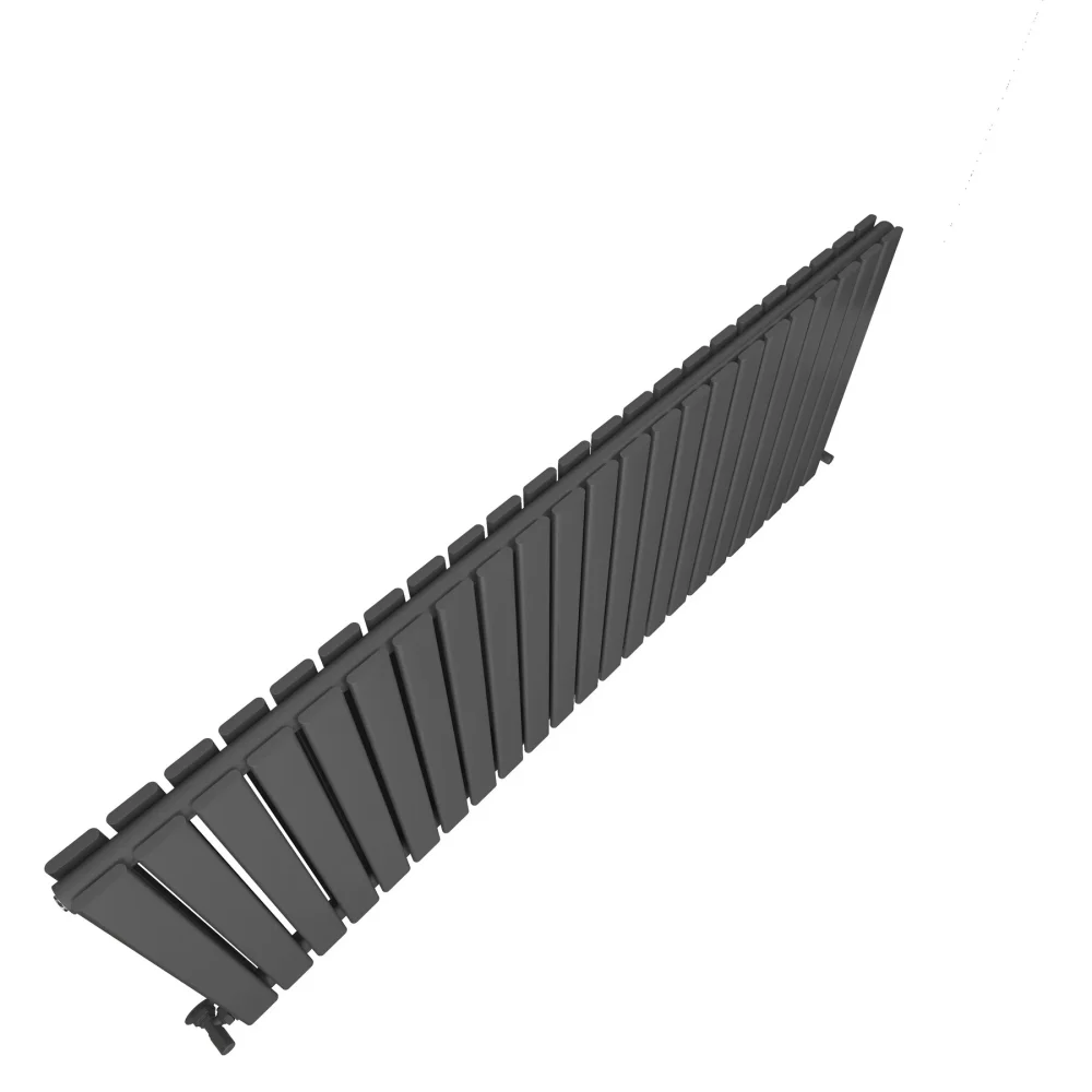 Milan Anthracite Horizontal Designer Radiator 635x1610 6