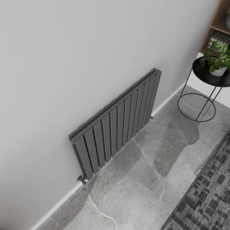 Milan Anthracite Horizontal Designer Radiator 635x840 3
