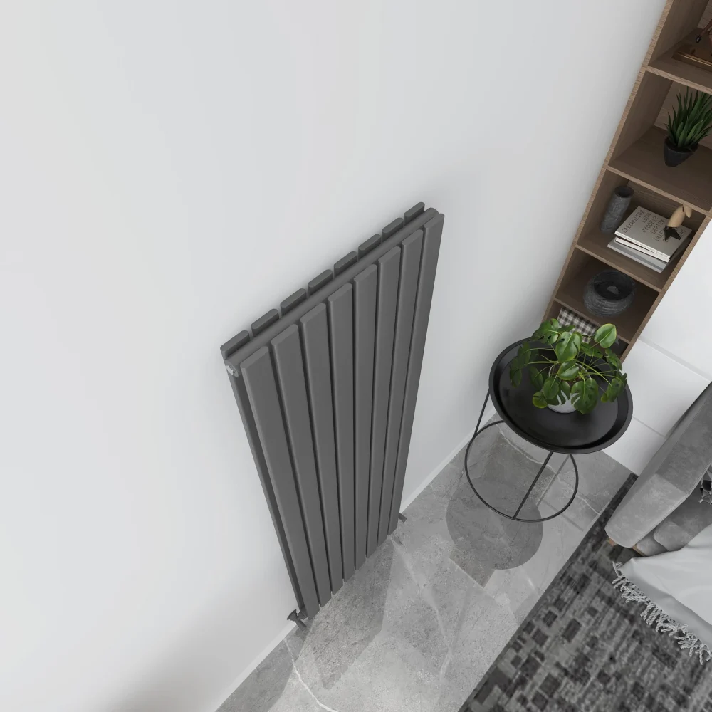 Milan Anthracite Vertical Designer Radiator 1780x560 Anthracite
