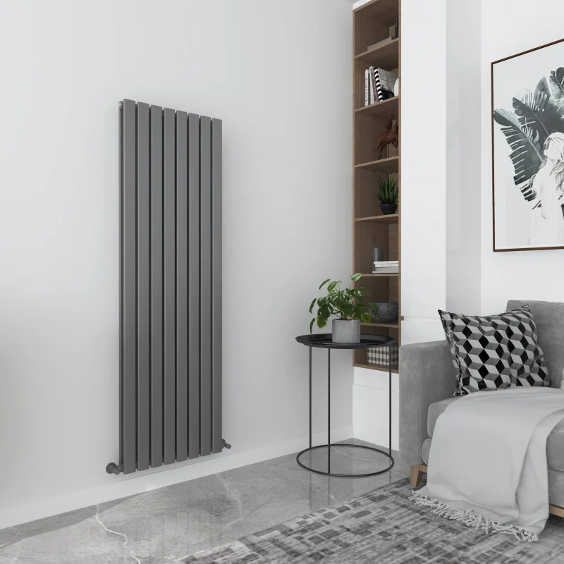 Milan Anthracite Vertical Designer Radiator 1780x560 Anthracite5