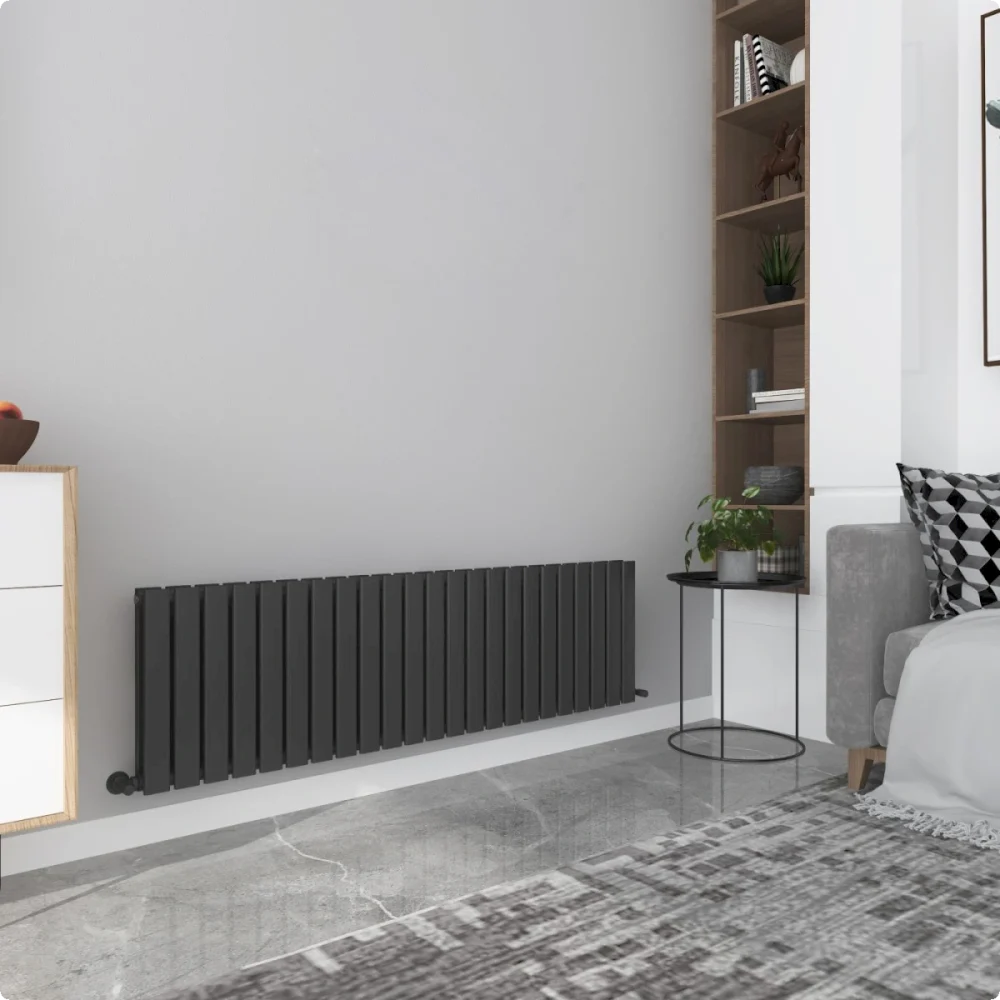 Milan Black Horizontal Designer Radiator - Image 26
