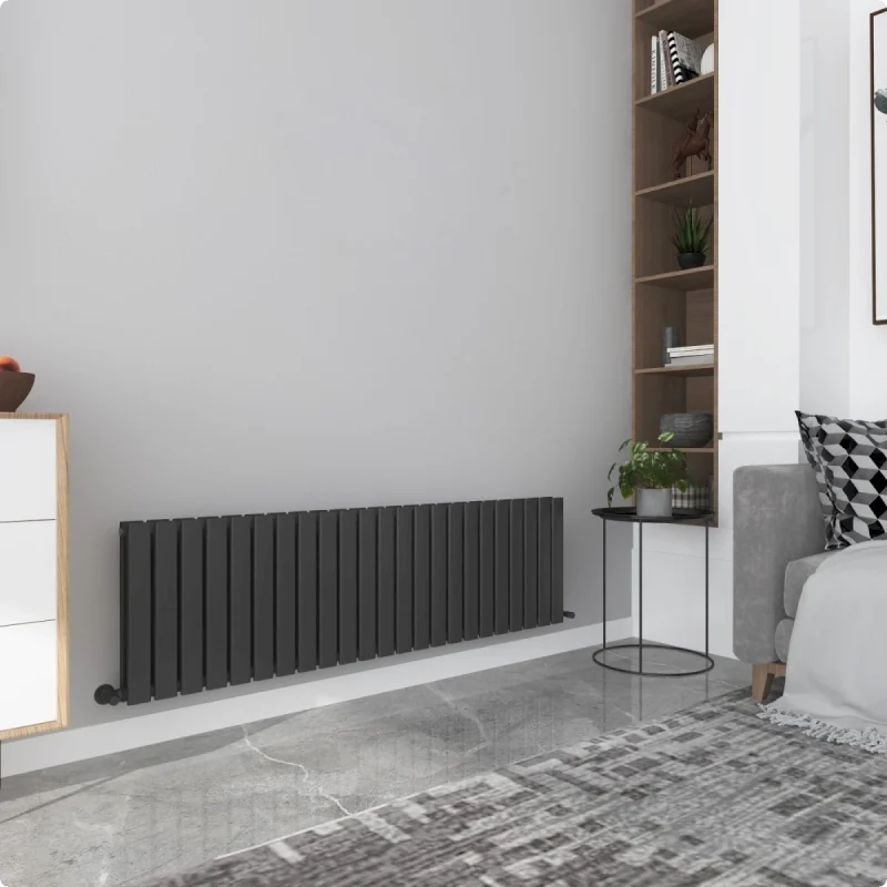 Milan Black Horizontal Designer Radiator - Image 26