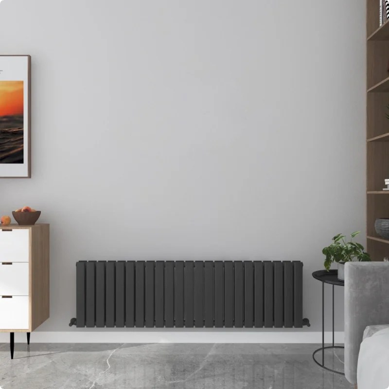 Milan Black Horizontal Designer Radiator - Image 25