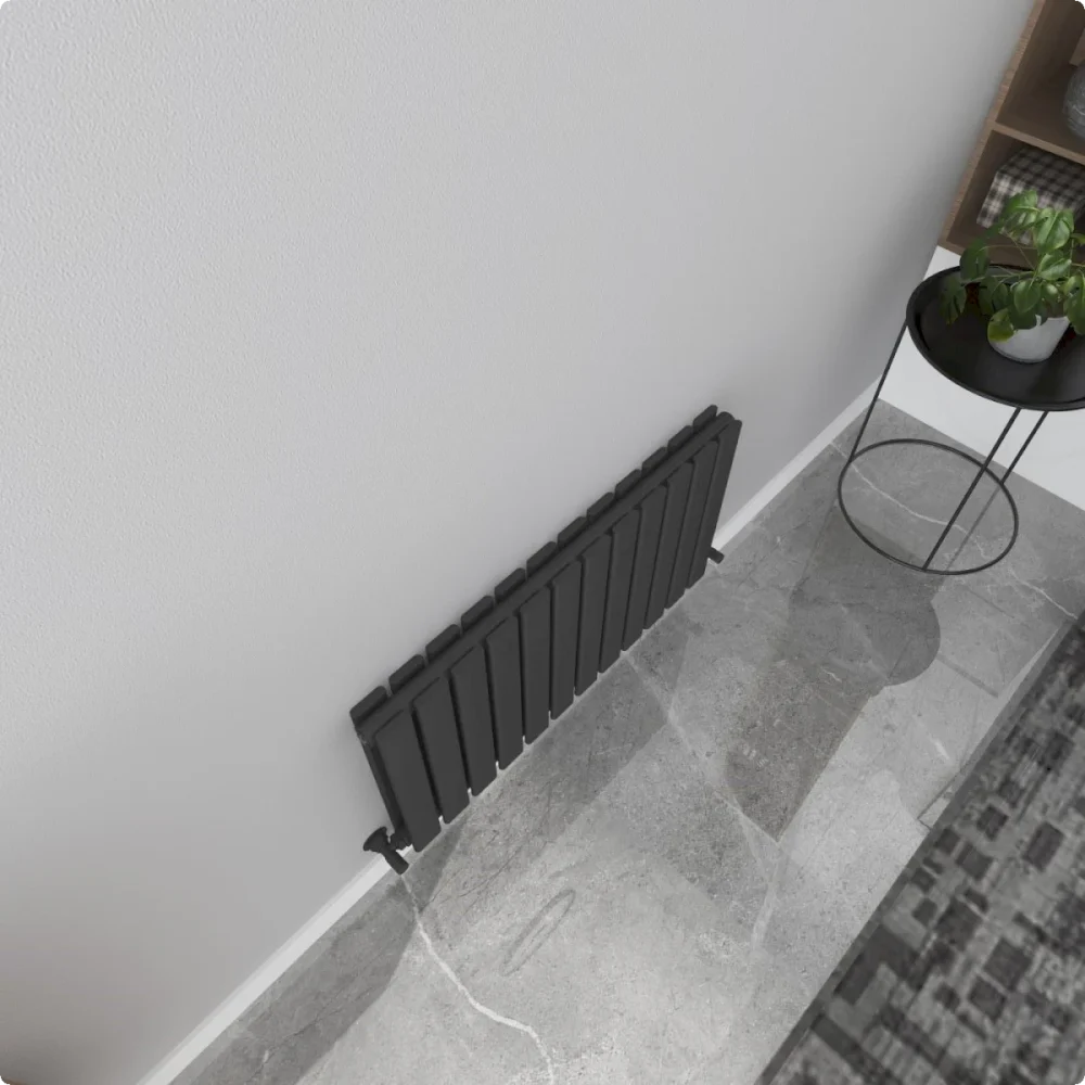 Milan Black Horizontal Designer Radiator - Image 6