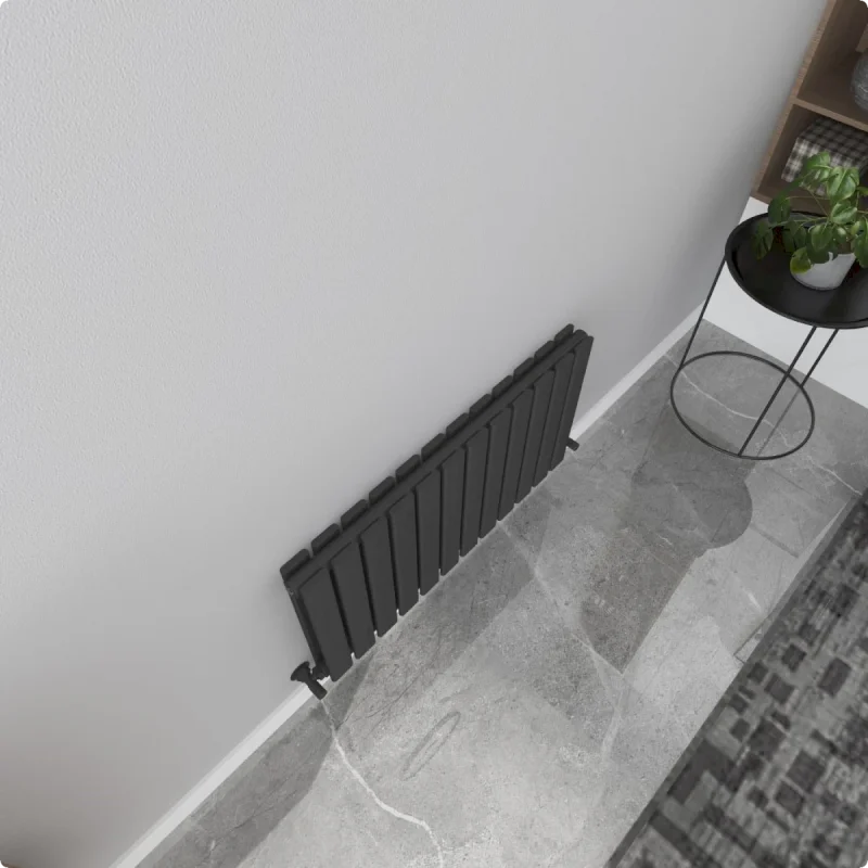 Milan Black Horizontal Designer Radiator - Image 6