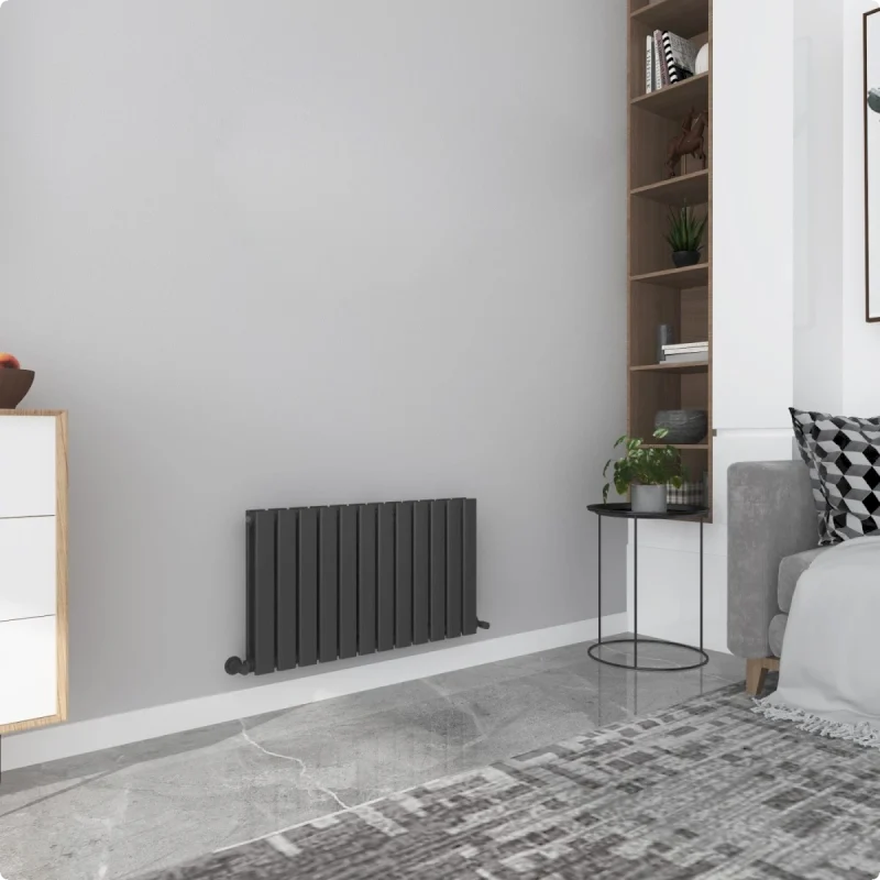 Milan Black Horizontal Designer Radiator - Image 5