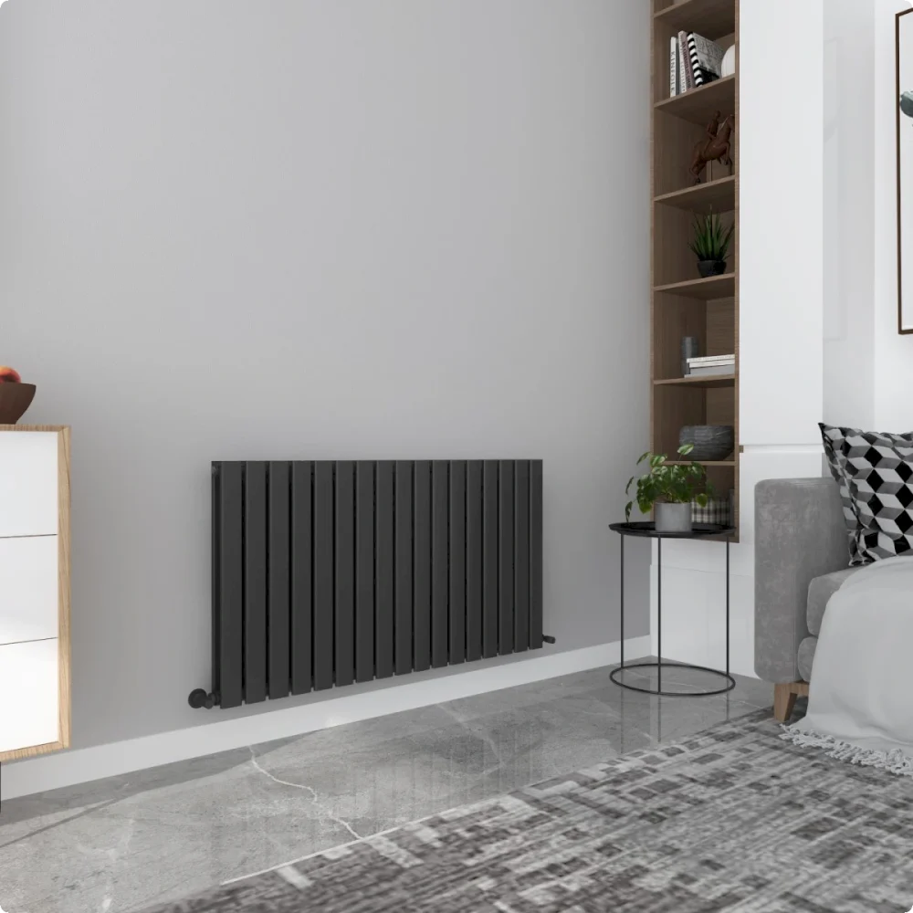 Milan Black Horizontal Designer Radiator - Image 15
