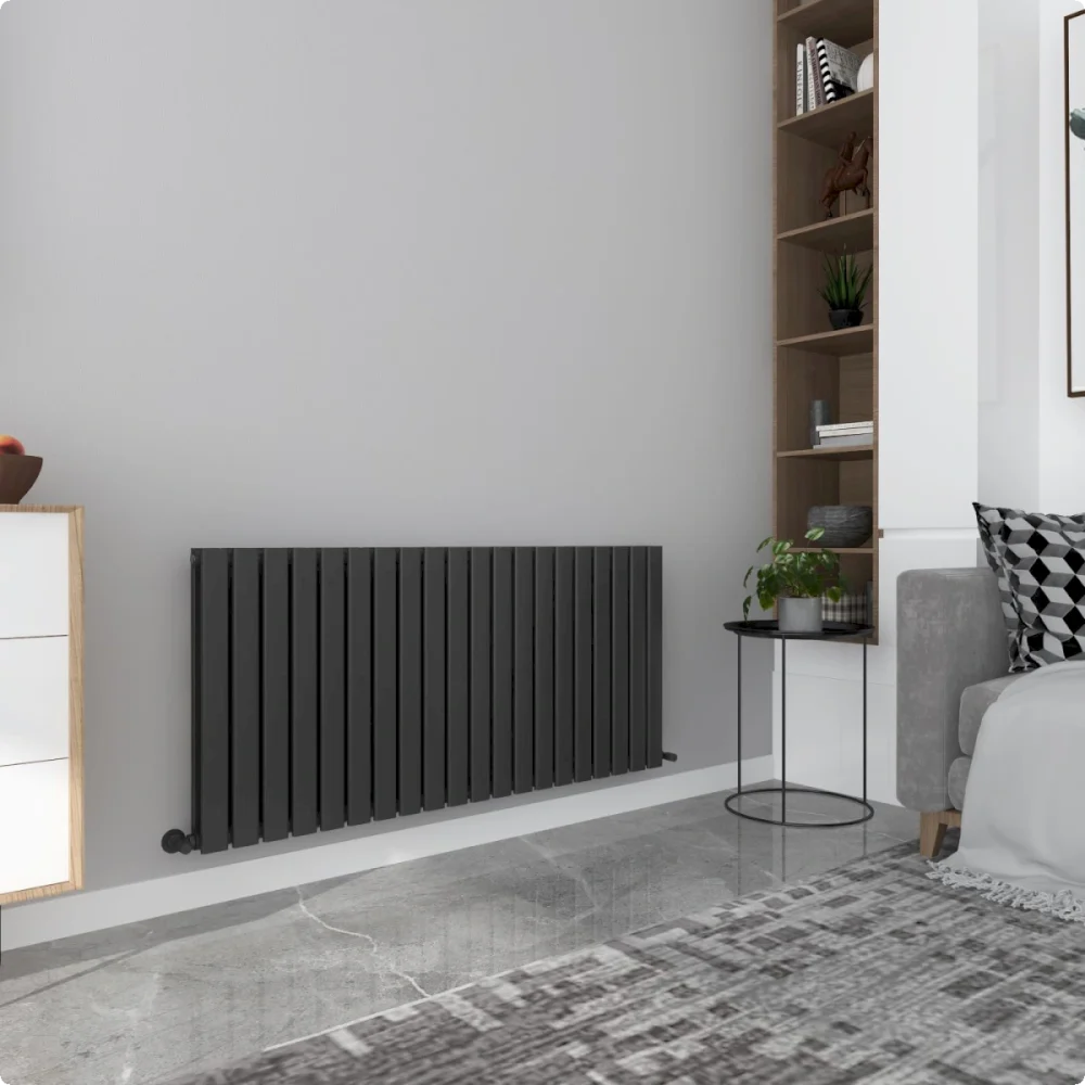 Milan Black Horizontal Designer Radiator - Image 12