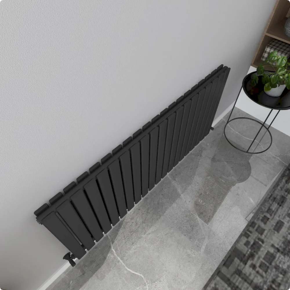 Milan Black Horizontal Designer Radiator - Image 11