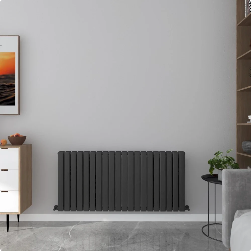 Milan Black Horizontal Designer Radiator - Image 10