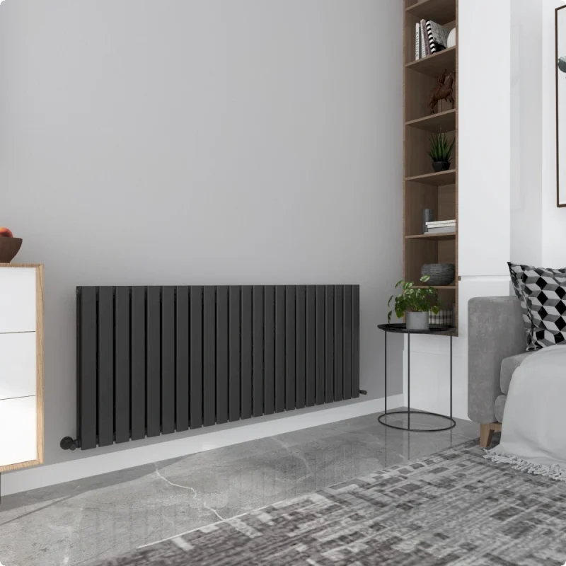Milan Black Horizontal Designer Radiator - Image 9