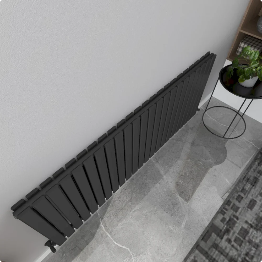 Milan Black Horizontal Designer Radiator - Image 8