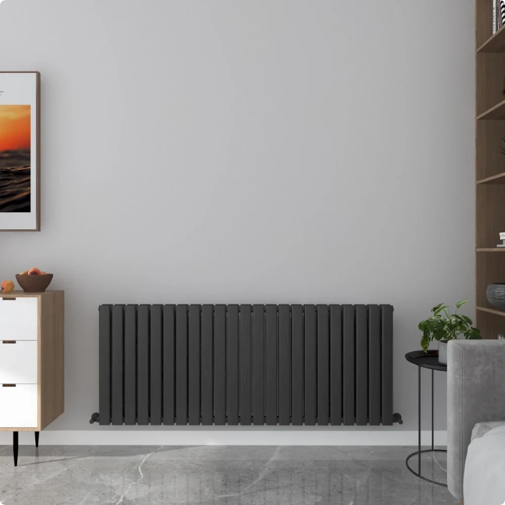 Milan Black Horizontal Designer Radiator - Image 7