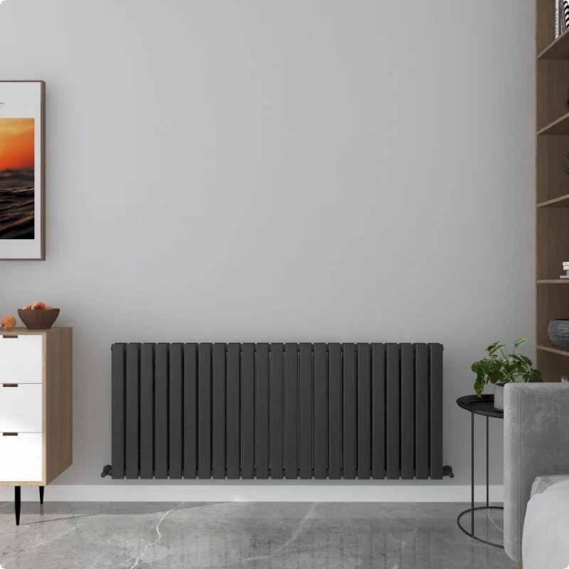Milan Black Horizontal Designer Radiator - Image 7