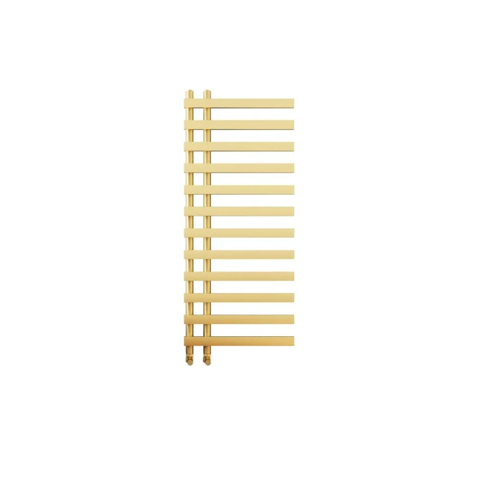 Verona Brushed Brass Towel Rail - Image 7