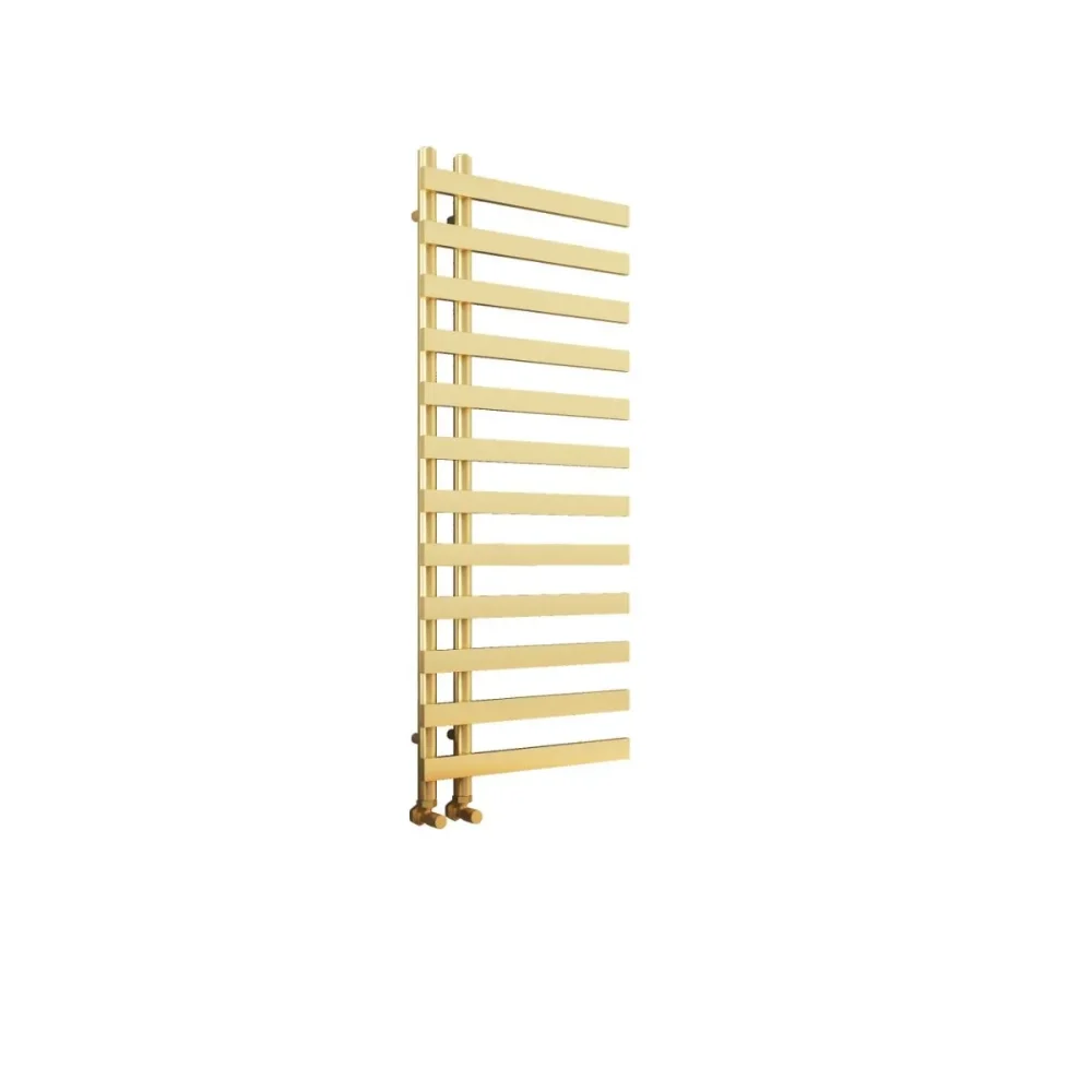 Verona Brushed Brass Towel Rail - Image 8