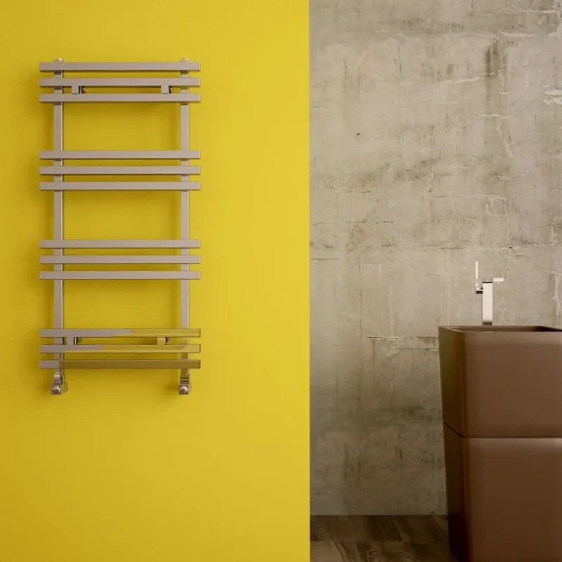 Baron Polished Chrome Designer Towel Rail 1