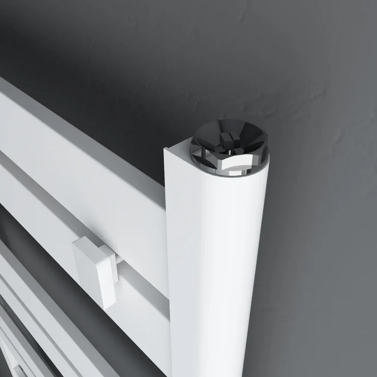 Ligne Heated Towel Rail - White